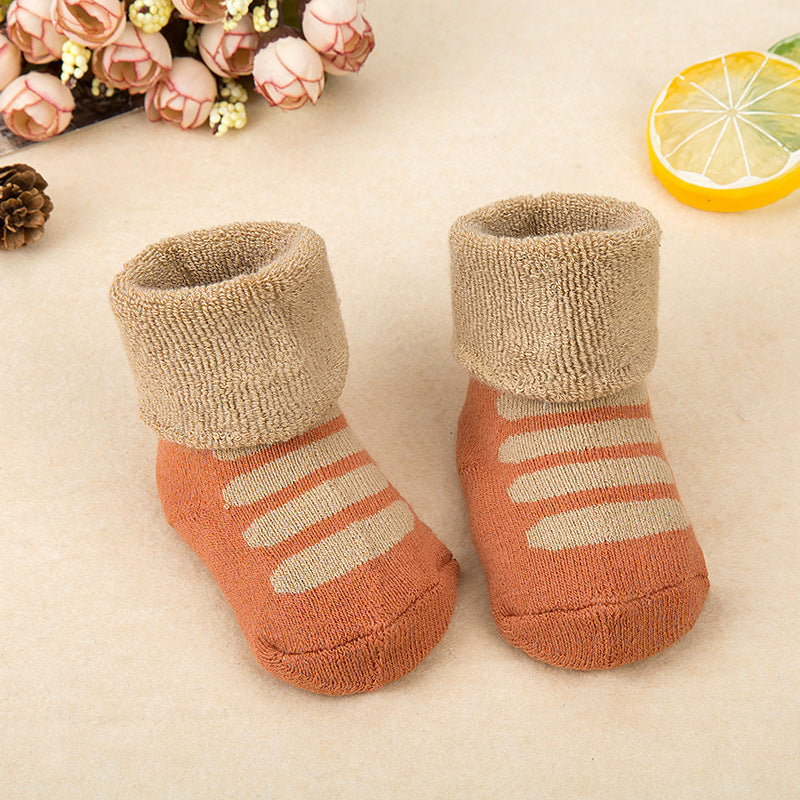 Baby Terry Socks – with Fold-Over Cuffs
