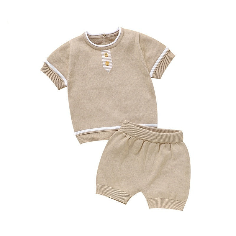 Baby Knitted Two-Piece Summer Set