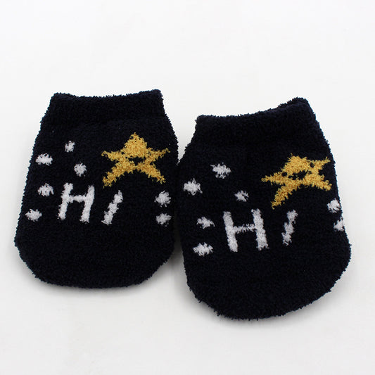 Plush Non-Slip Cartoon Baby Socks