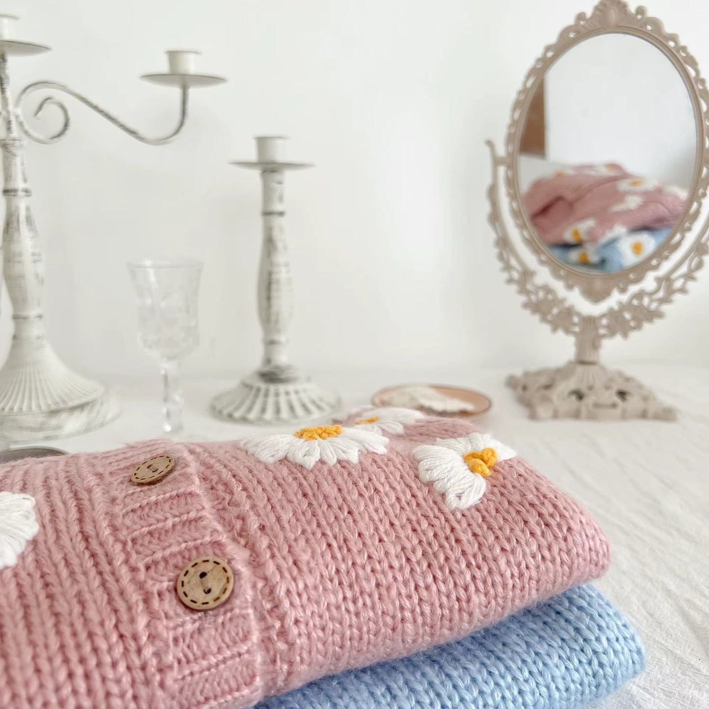 Baby Daisy Knitted Cardigan