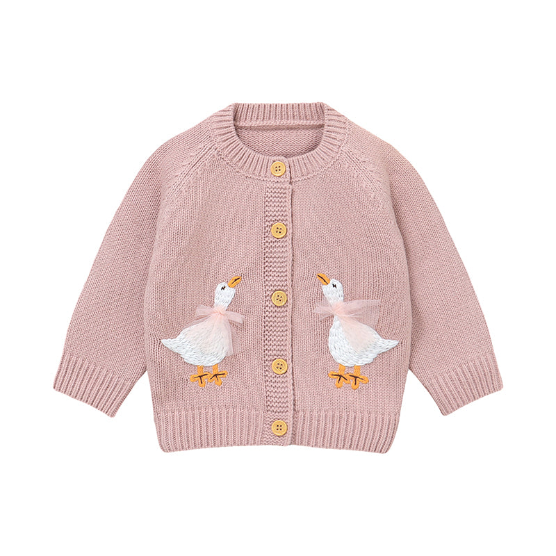 Baby Goose Knit Cardigan