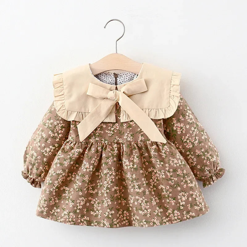Baby & Toddler Girls Frilled Collar Dress