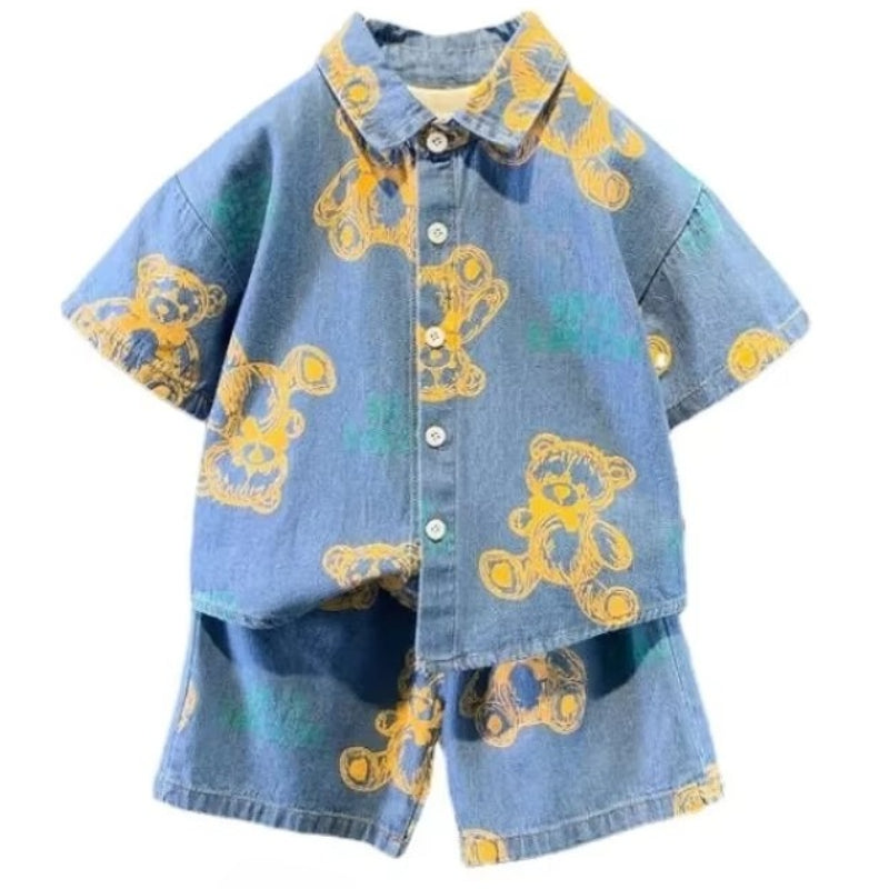 Boys Denim Summer Set