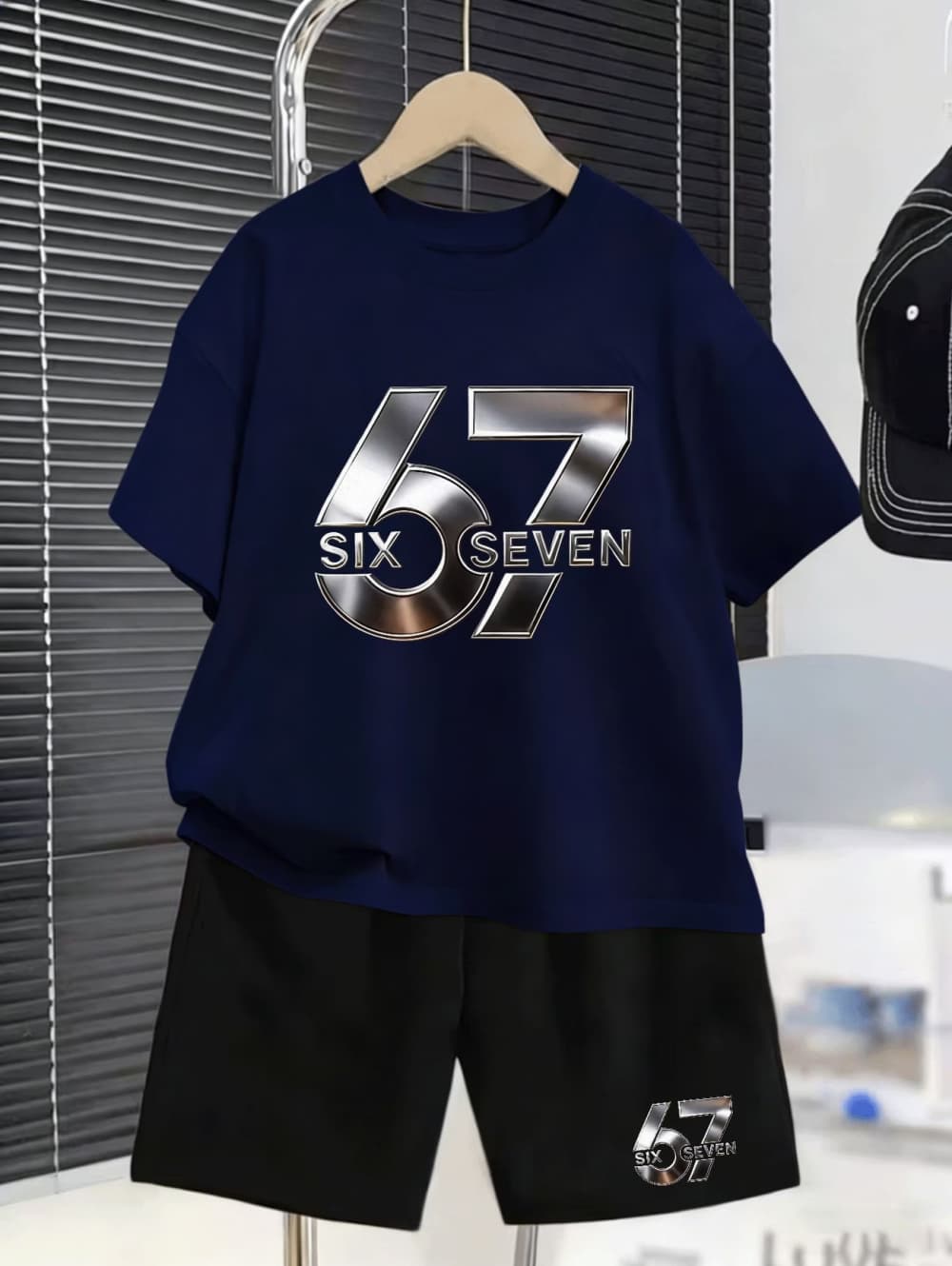 Boys 67 Graphic Shorts Set