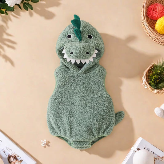 Baby Plush Dinosaur Romper