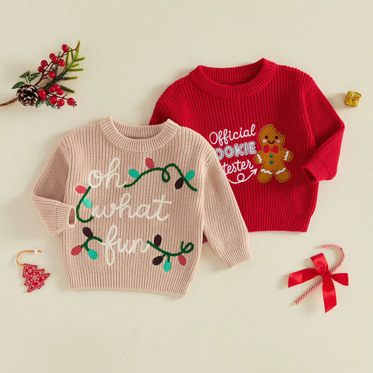 Baby & Toddler Unisex Christmas Knit Sweater