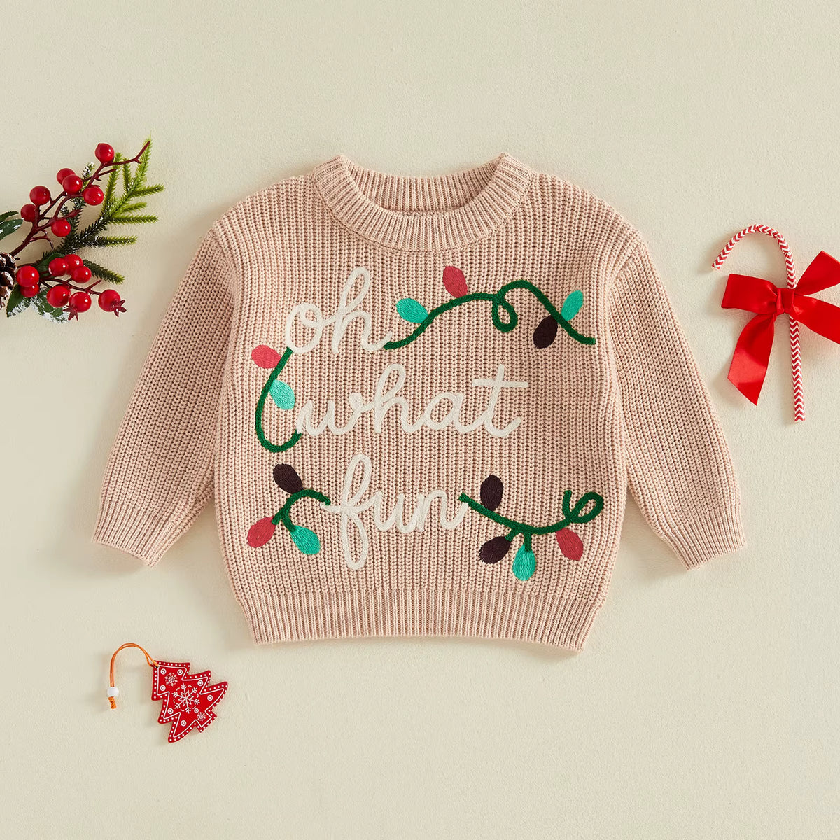 Baby & Toddler Unisex Christmas Knit Sweater