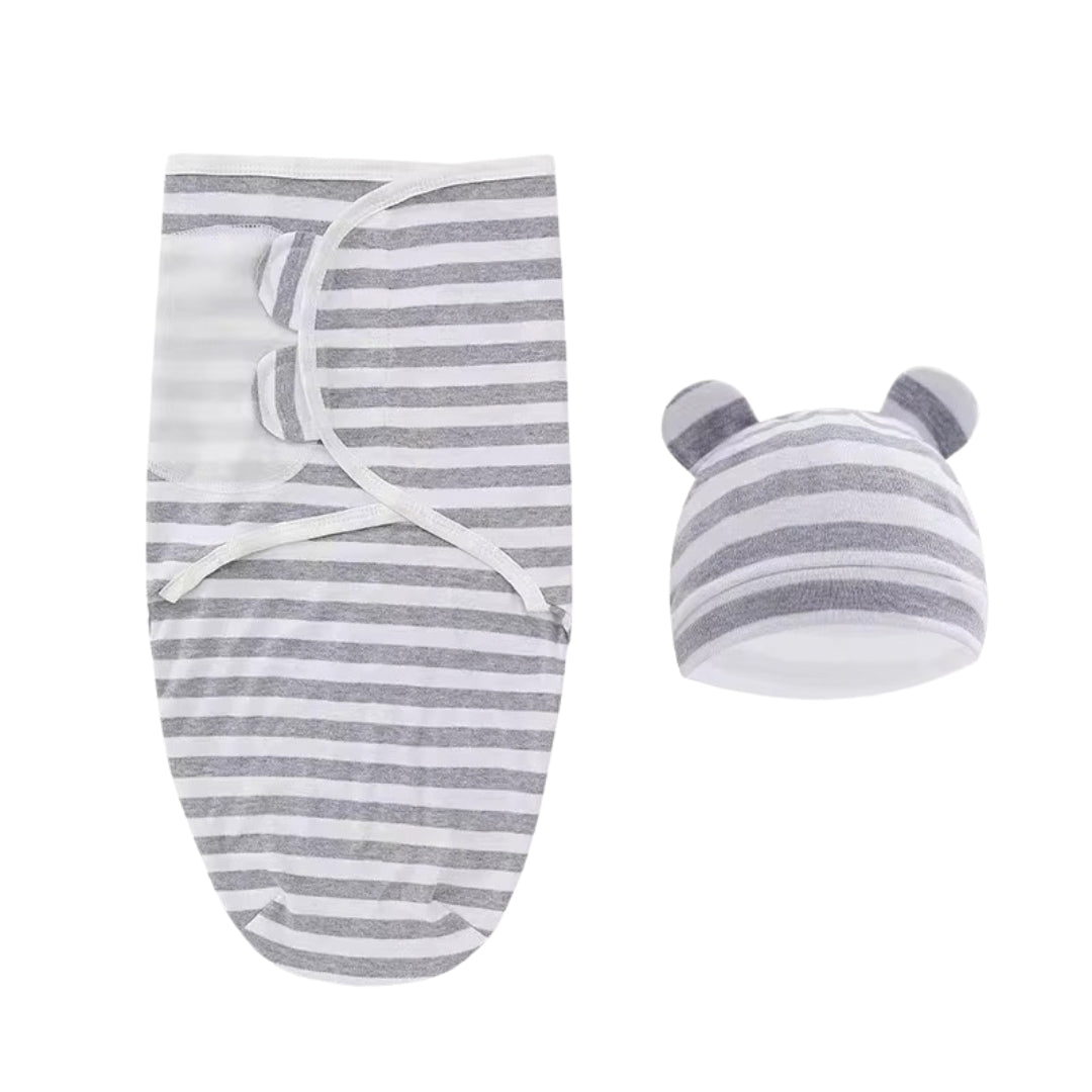 Baby Organic Swaddle Blanket/ Baby Wrap Set