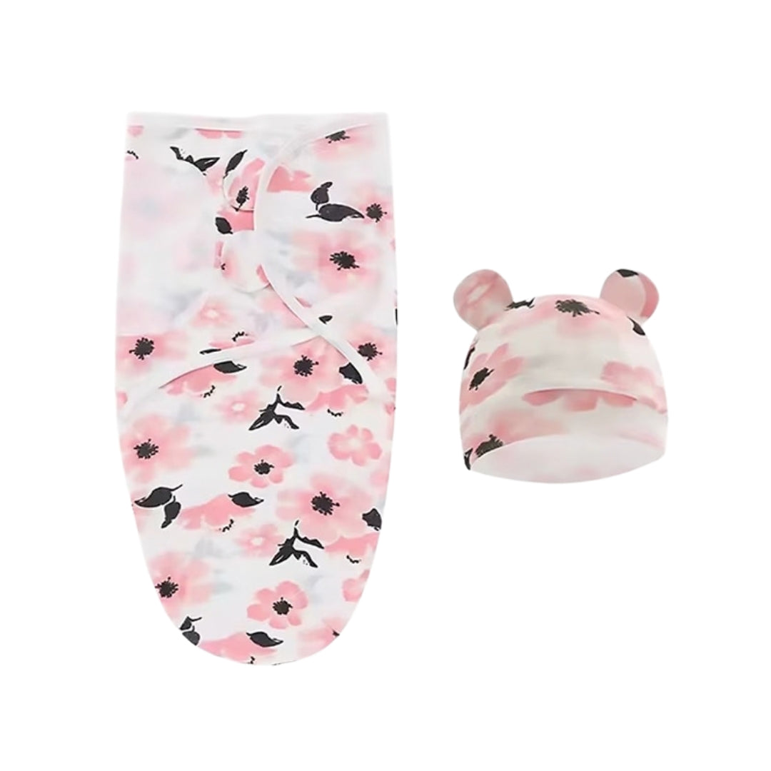 Baby Organic Swaddle Blanket/ Baby Wrap Set
