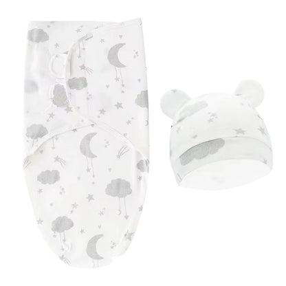Baby Organic Swaddle Blanket/ Baby Wrap Set