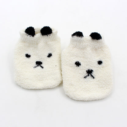 Plush Non-Slip Cartoon Baby Socks