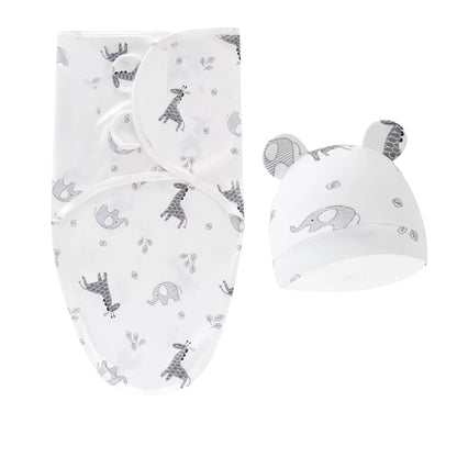Baby Organic Swaddle Blanket/ Baby Wrap Set