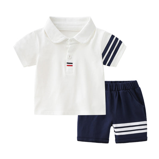 Baby Boy Short Sleeve Casual Sports Set