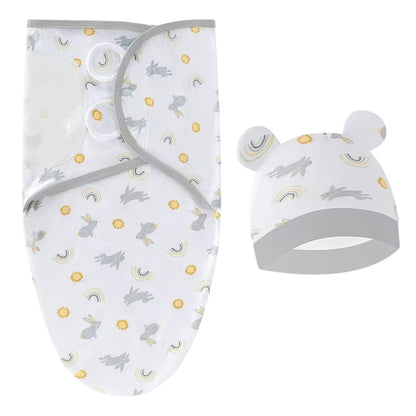 Baby Organic Swaddle Blanket/ Baby Wrap Set