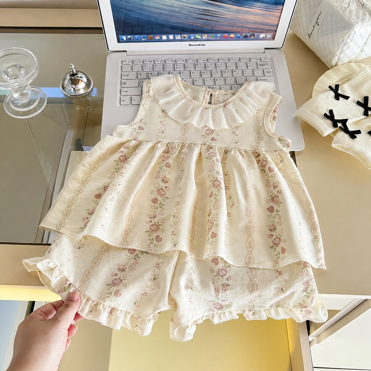 Baby Girl Ruffle Summer Dress Set