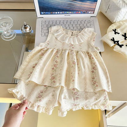 Baby Girl Ruffle Summer Dress Set
