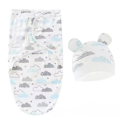 Baby Organic Swaddle Blanket/ Baby Wrap Set