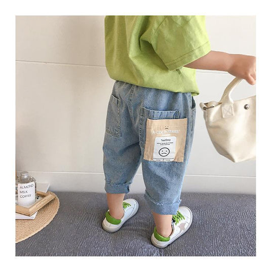 Kids' cropped jeans