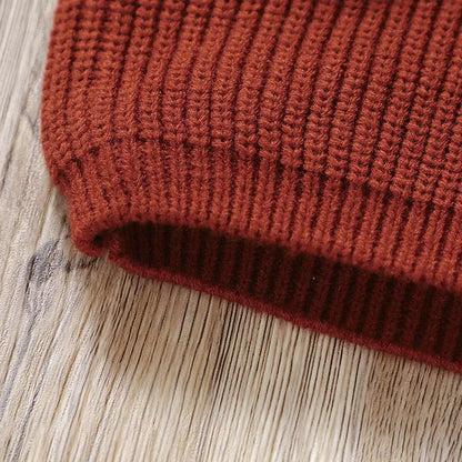 Baby & Toddler Reindeer Embroidered Knit Pullover