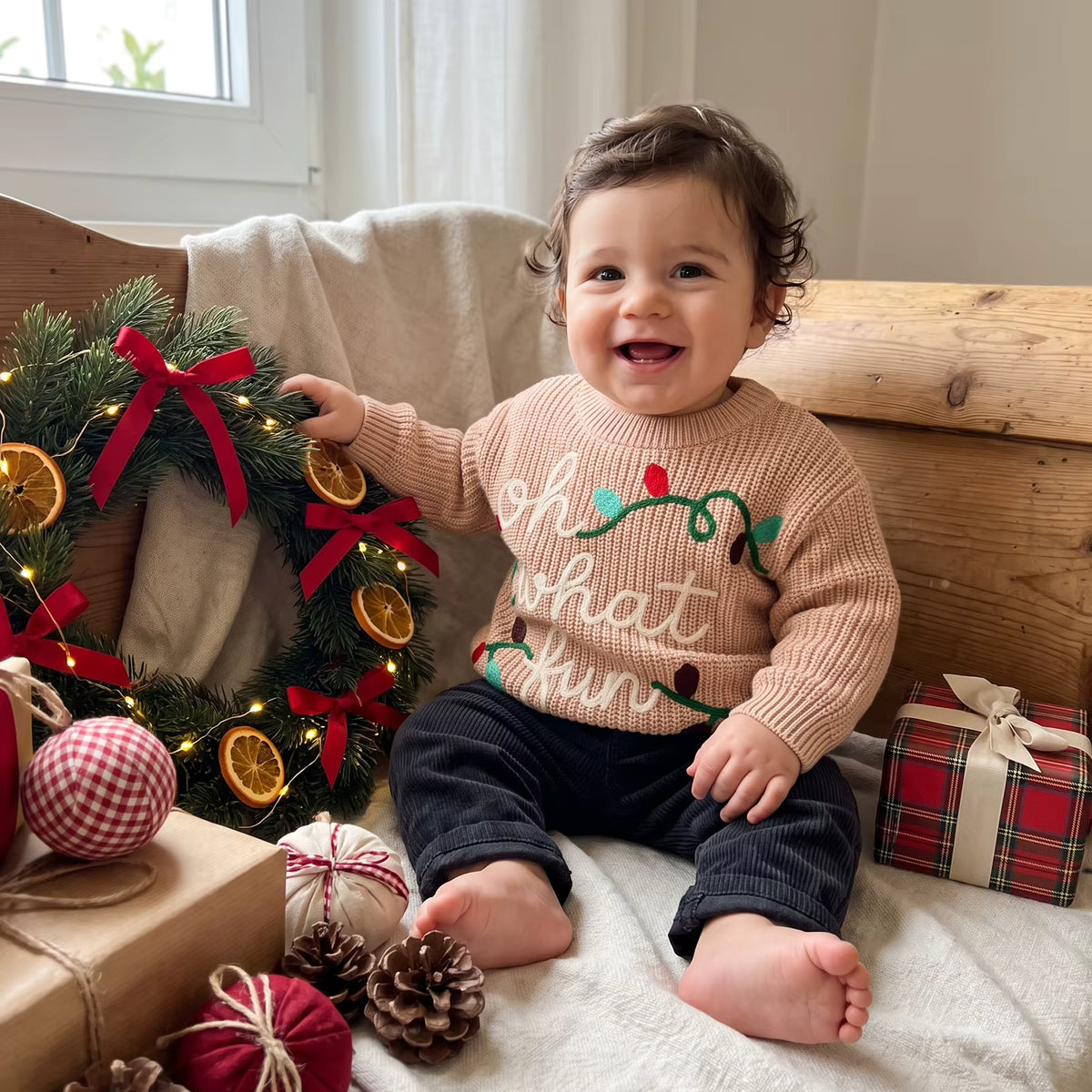 Baby & Toddler Unisex Christmas Knit Sweater