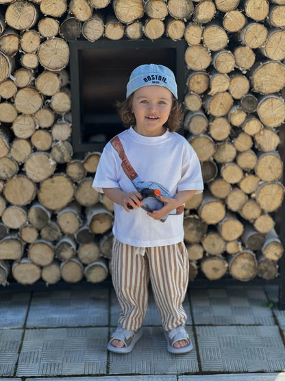 Kids Summer Striped Trousers