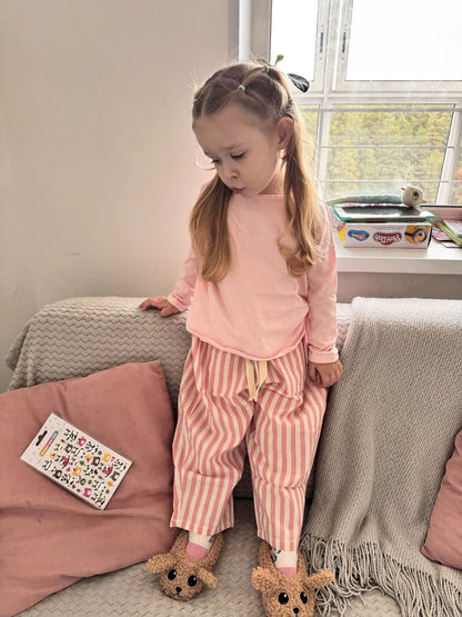 Kids Summer Striped Trousers