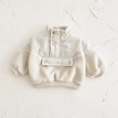 Baby & Toddler Teddy Fleece Pullover Jacket