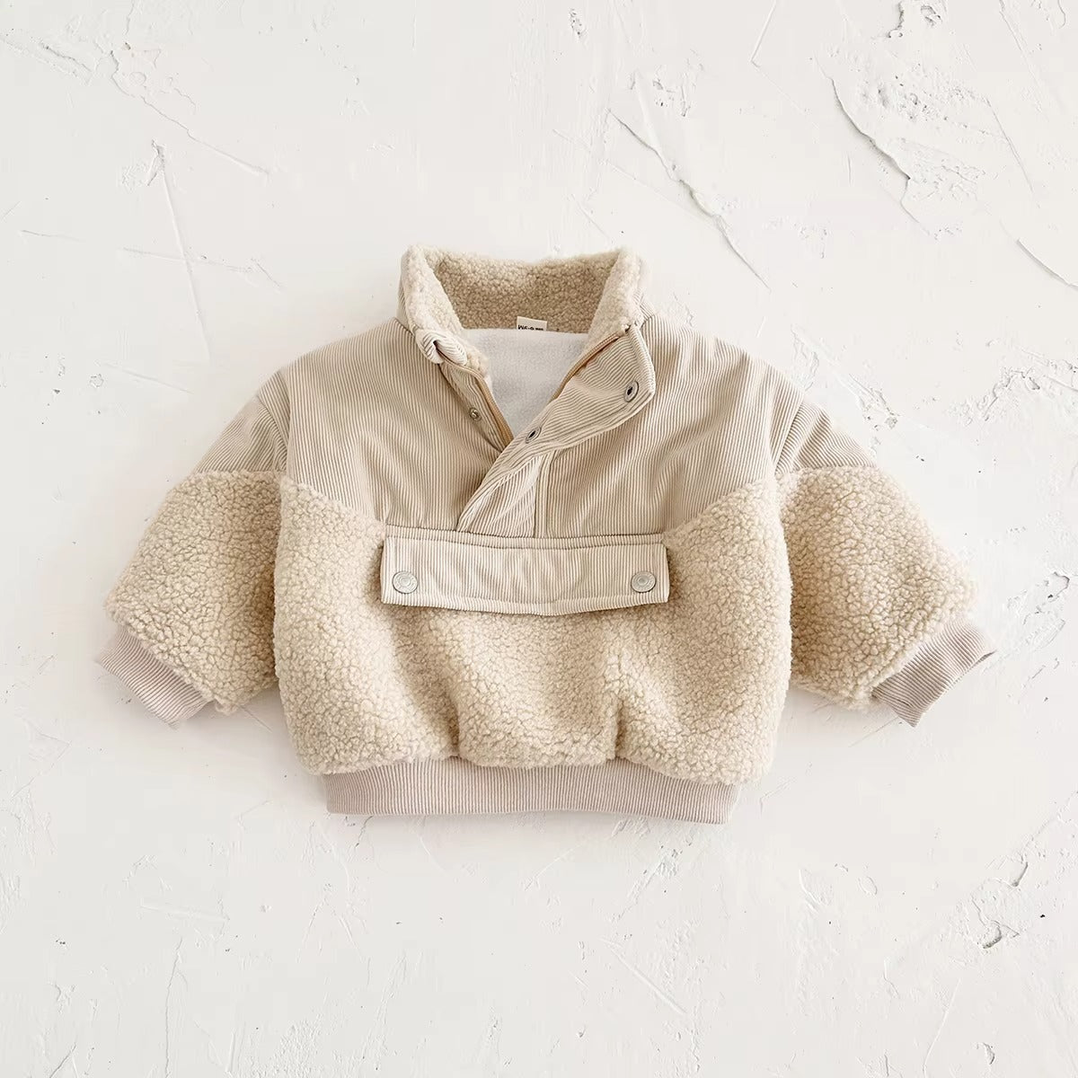Baby & Toddler Teddy Fleece Pullover Jacket