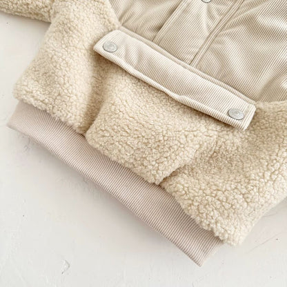 Baby & Toddler Teddy Fleece Pullover Jacket