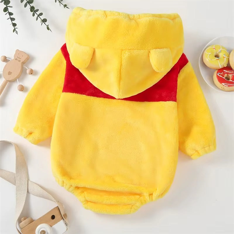 Baby Bear Inspired Hooded Romper