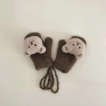 Baby Bear Knit Mittens