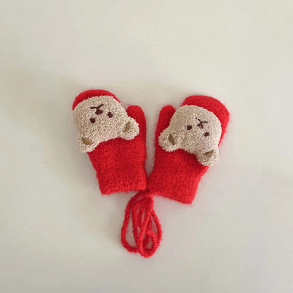 Baby Bear Knit Mittens
