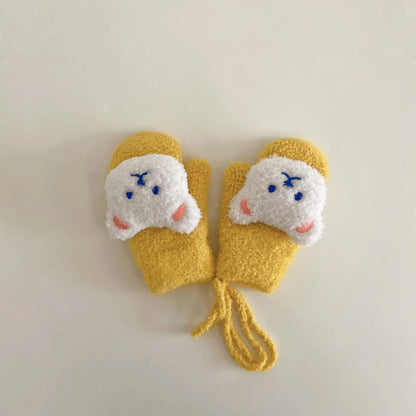 Baby Bear Knit Mittens