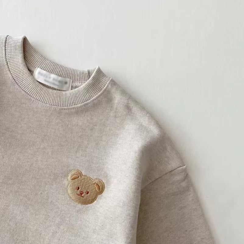 Baby Bear Sweatshirt Set – Soft 2-Piece Outfit