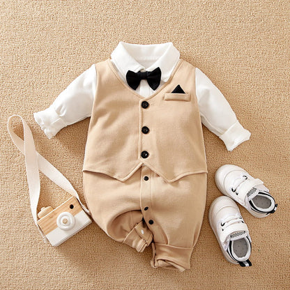Baby Boy Gentleman Romper