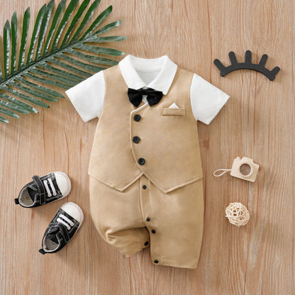 Baby Boy Gentleman Romper