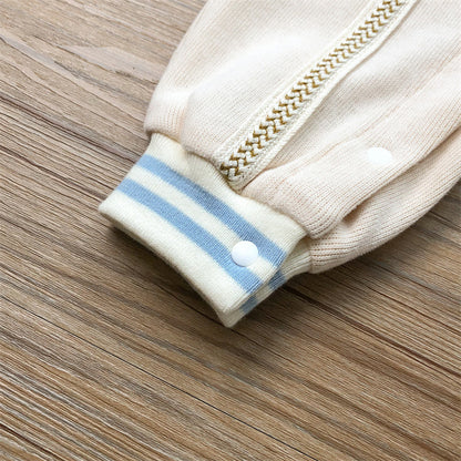 Baby Boy Long Sleeve Jumpsuit with Bowtie