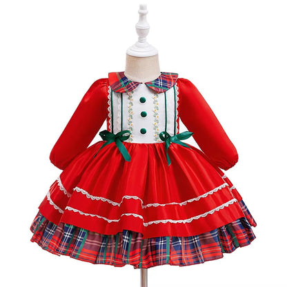 Baby Girl Christmas Plaid Dress