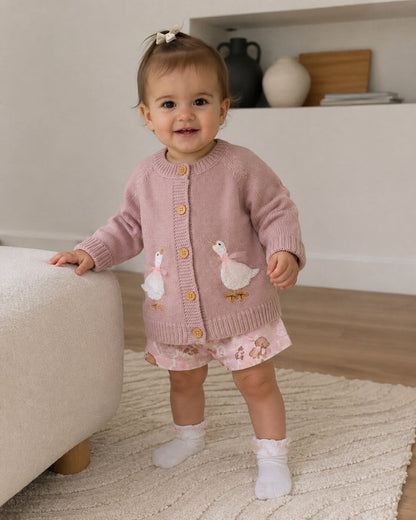 Baby Goose Knit Cardigan