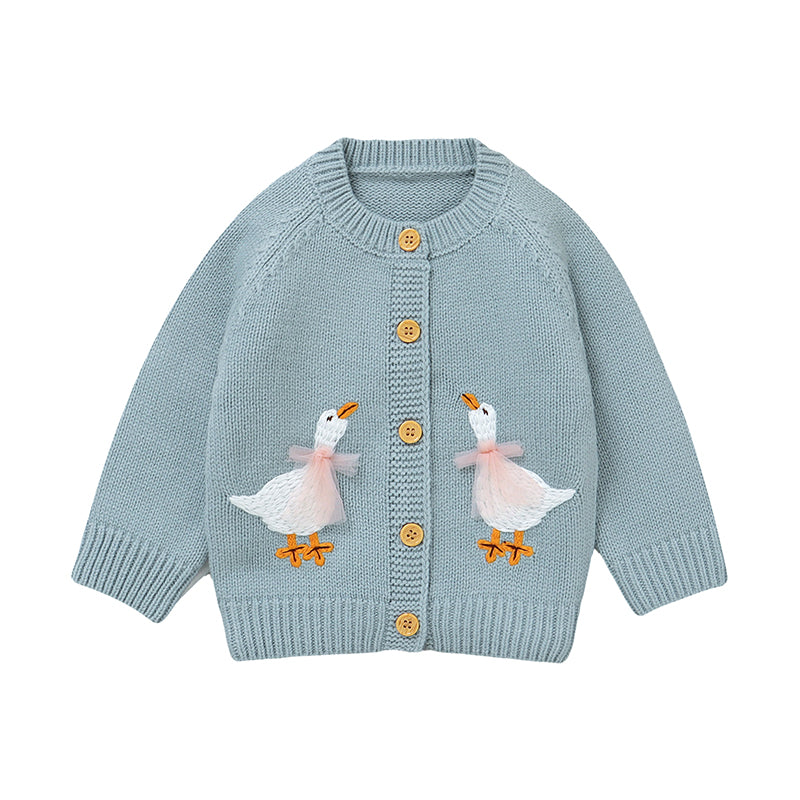 Baby Goose Knit Cardigan