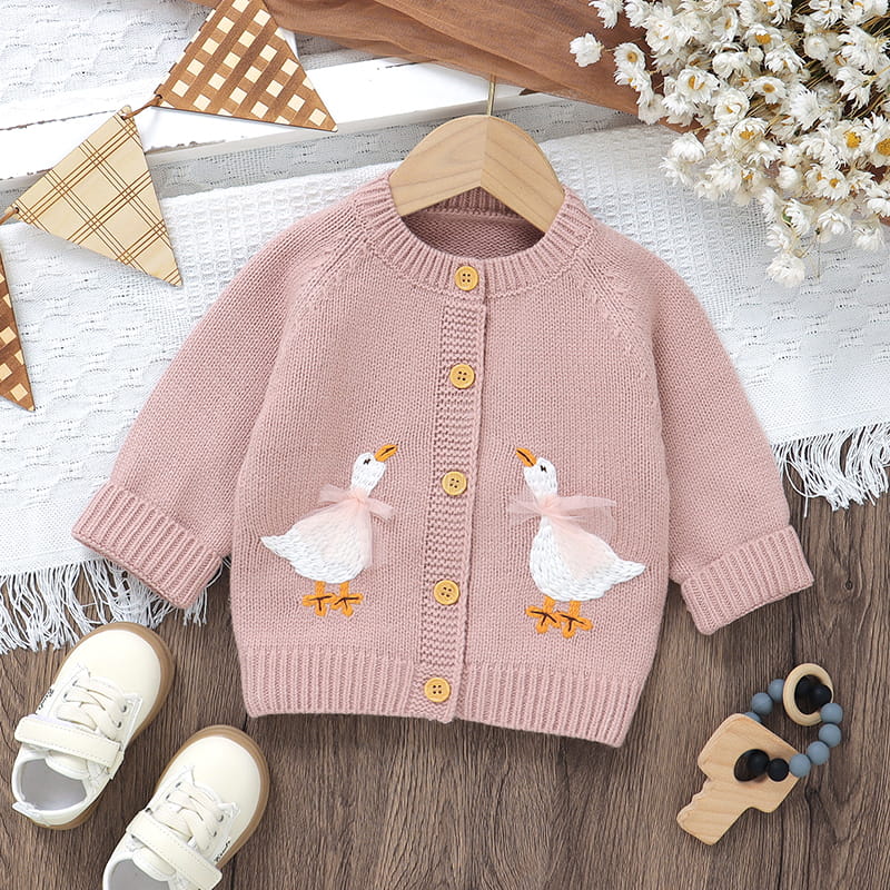 Baby Goose Knit Cardigan