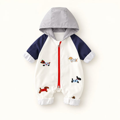 Baby Hooded Outdoor Romper