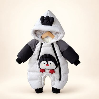Baby Penguin Winter Romper Snowsuit