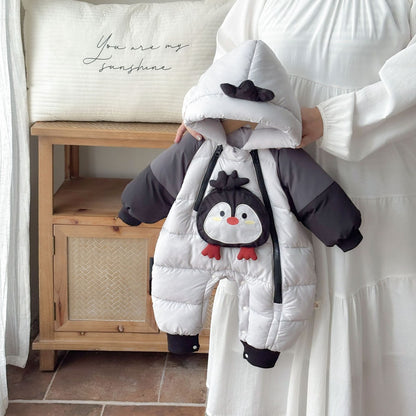 Baby Penguin Winter Romper Snowsuit