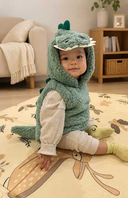 Baby Plush Dinosaur Romper