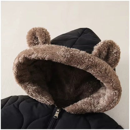 Baby Soft Hooded Snowsuit Romper