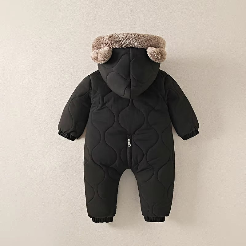 Baby Soft Hooded Snowsuit Romper