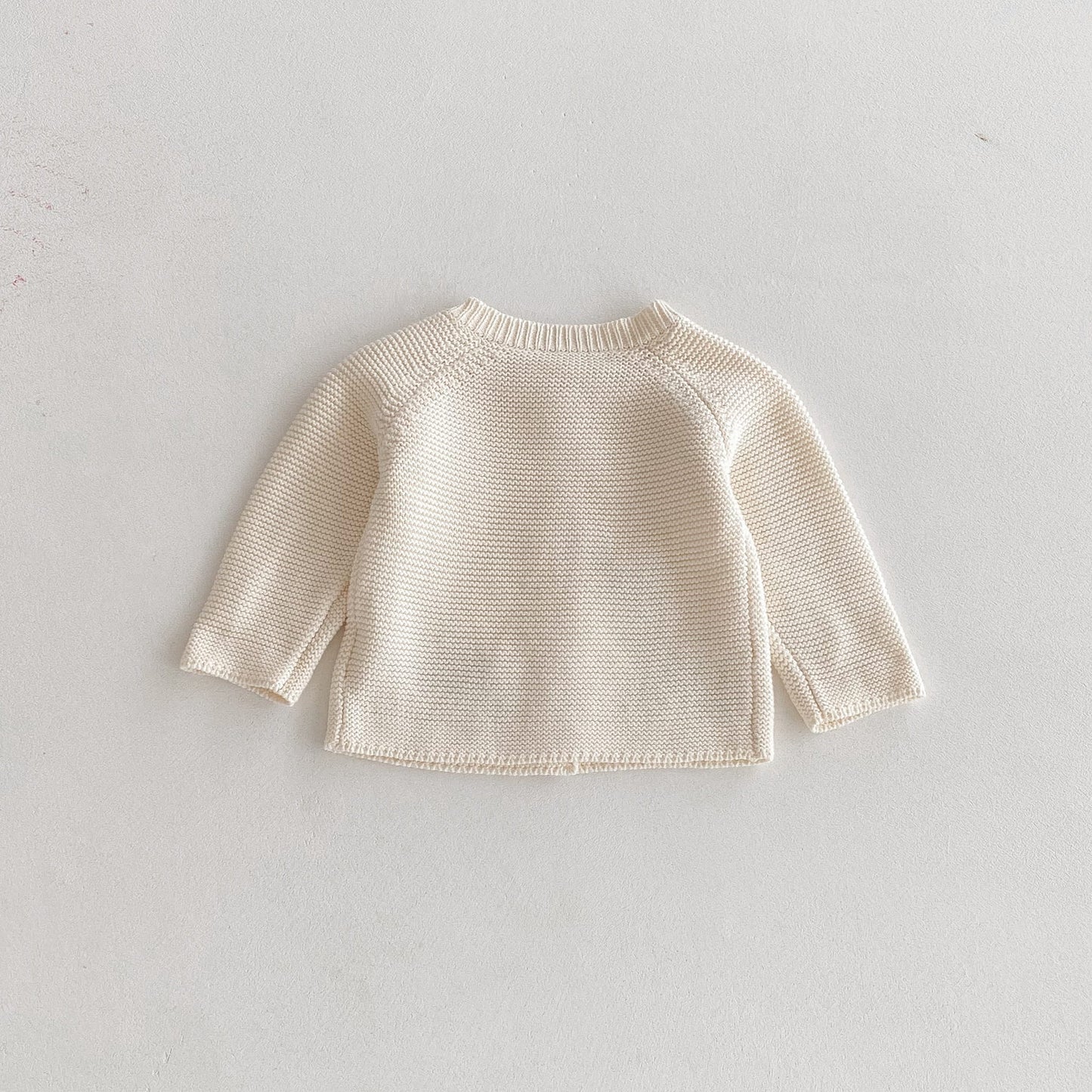 Baby Unisex Embroidered Cotton Knit Cardigan