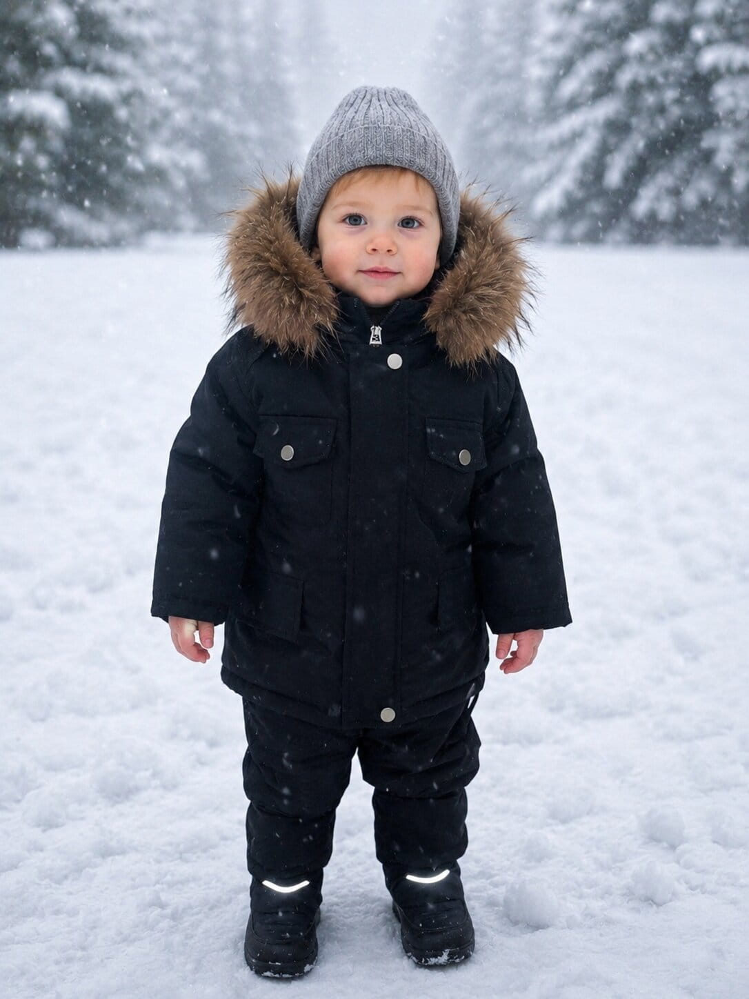 Baby Winter Snowsuit Set - Jacket & Pants
