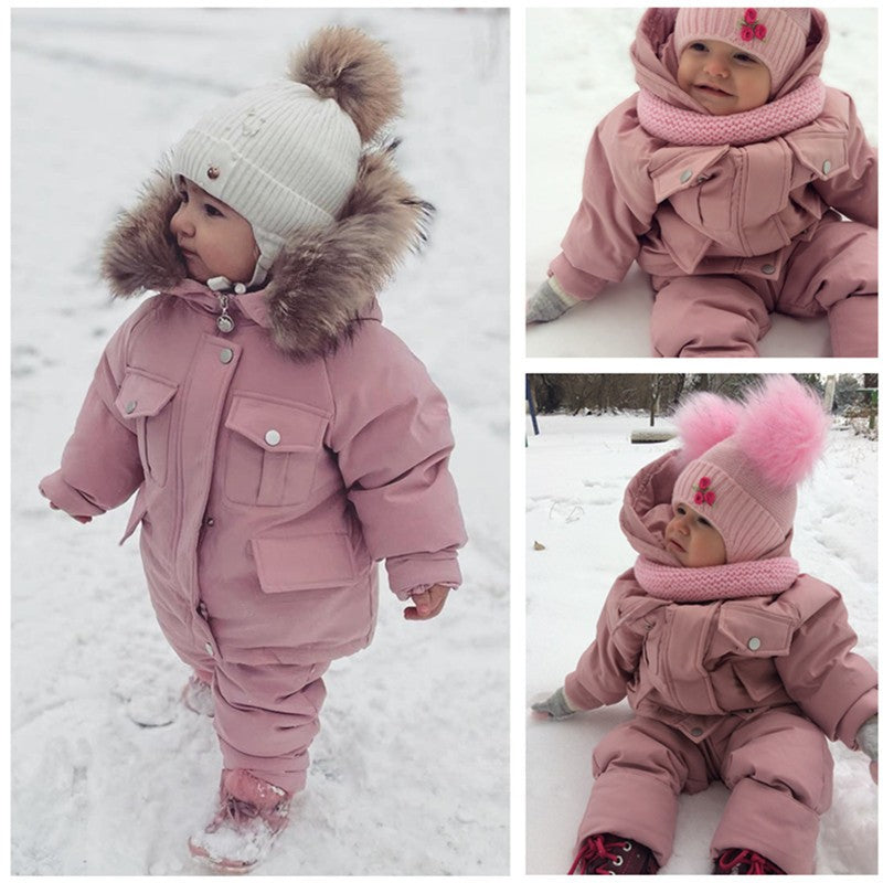 Baby Winter Snowsuit Set - Jacket & Pants